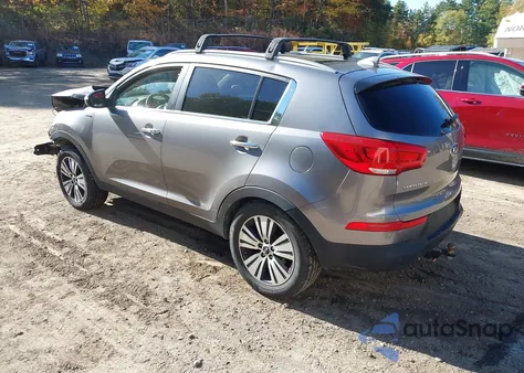 2016 Kia Sportage Ex из США, поврежденный, VIN KNDPCCAC1G7828964